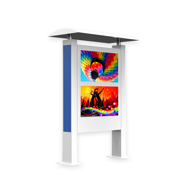 Outdoor horizontal advertising machine