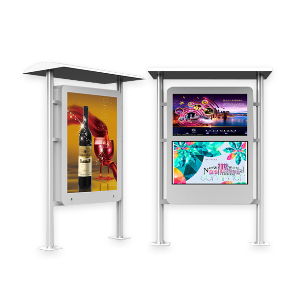Outdoor horizontal advertising machine